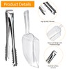 10 Pcs Sweet Scoops and Tongs Set, 5 Sugar Tong