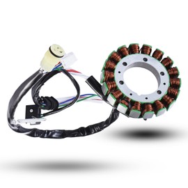 MOTOBULL Magneto Stator Compatible with Yamaha Rhino 660 YXR660 2004-2007 5KM-81410-01-00 5GH-81410-00-00 5ND-81410-00-00 5UH-81410-00-00 2P5-81410-00-00 5KM-81410-00-00