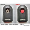 Genie Hard Plastic Button for Genie IntelliCode Garage Door Remote