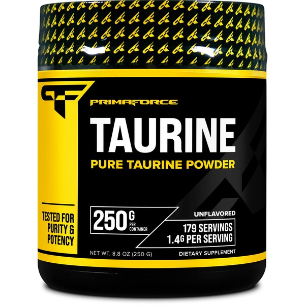 Primaforce PrimaForce Taurine Powder, 250 Grams - Non-GMO & Gluten