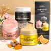Clay Face Mask Set, Turmeric Vitamin C Clay Mask, Dead