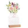 2026 Creative Flower Desk Calendar, Vase Shaped New Year Monthly