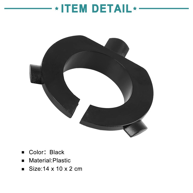 ACROPIX H7 LED Headlight Adapter Front Bulb Retainer Holder Fit