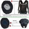 Evotopf Waterproof Backpack Rain Cover with Adjustable Anti Slip Buckle