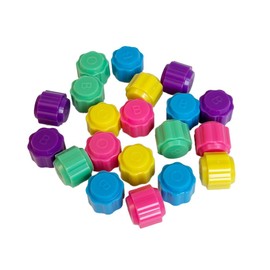 20Pcs Weighted Gonggi Jack Stone Pebbles Set Korea Traditional Play Game Metal Beads Inside Colorful Gonggi Dice Flying Toy Finger Exercise Toy Fidget Toy Party Game Family Game