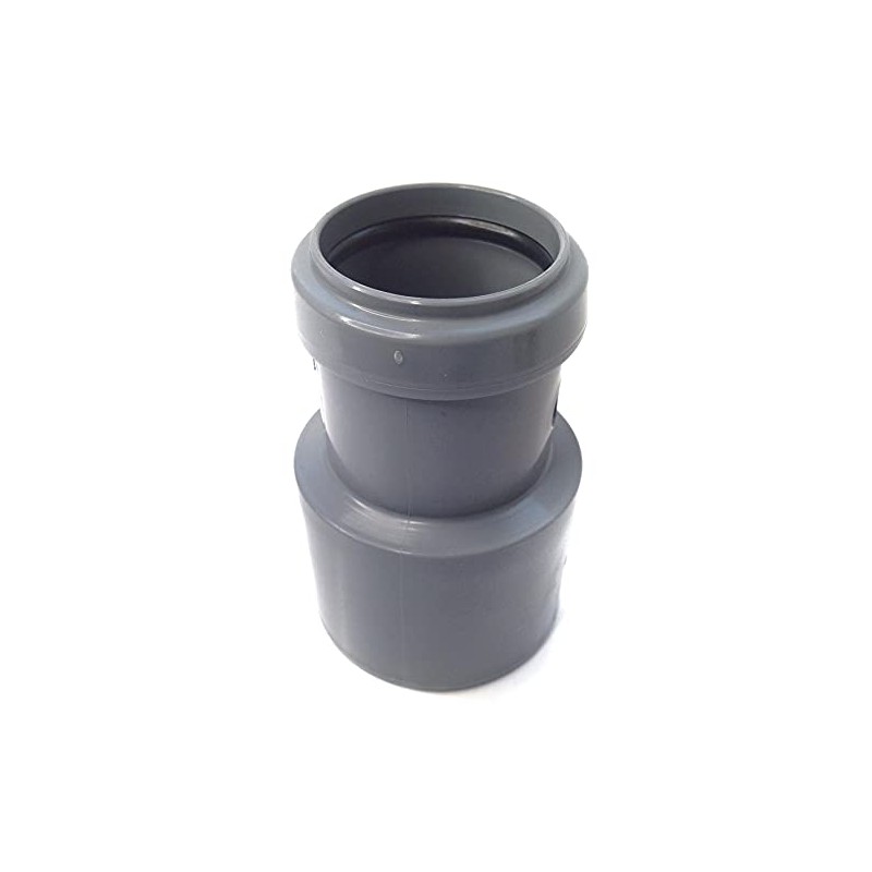 FLOPLAST 50mm x 32mm Grey Pushfit Waste Pipe Reducer