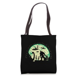 Bigfoot Loch Ness Mothman Aliens Cryptid Costume Monster Tote Bag