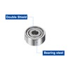 sourcing map 12Pcs MR72ZZ Small Bearing, 2mm ID 7mm OD
