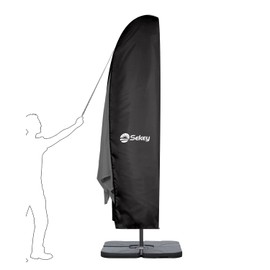 Sekey Protective Cover for Cantilever Parasol/Sun Umbrella, Dust Cover for Sunshade, 100% Polyester