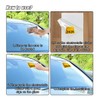 4"×6" Transparent Windshield Sticker Applicator, Waterproof Car Window Sticker for