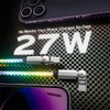 USB-C Light Up Cable 2 Pack 6.6ft LED USB C
