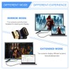 cablecc HDMI Male to HDMI 2.1 Female Vertical Down Angled