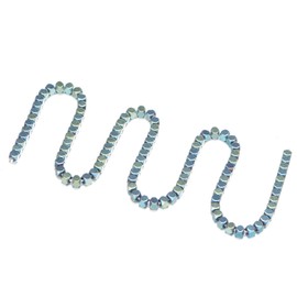 AD Beads Natural Hematite Gemstone Faceted Square Cube Loose Beads 16" 2x2mm 4x4mm (4x4mm, Metallic Green)