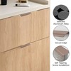 MOROBOR Finger Edge Pull, 8pcs Concealed Handles Modern Style Drawer