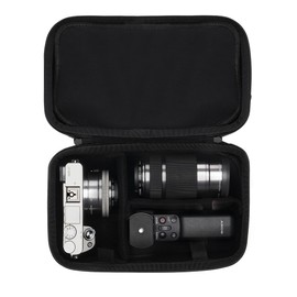 ANGVI Storage Bag Sony Compatible with Sony / Sony Mirrorless SLR Camera α5100/α6000/α6100/α6300/α6400 (Compatible with 16-50mm, 55-210mm Lenses) (Sold as a single item, camera and accessories not
