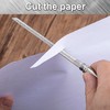 BEIQIYA 2pcs Stainless Steel Blade with Sheath, Portable Pocket Fruit