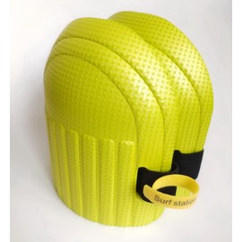 Surf station Knee Pads for Gardening Work Car Motorcycle Maintenance Velcro 3 Pairs Set (Blue)