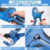 EZUVITA Ratchet PVC Pipe Cutter, Cuts Up to 3" OD