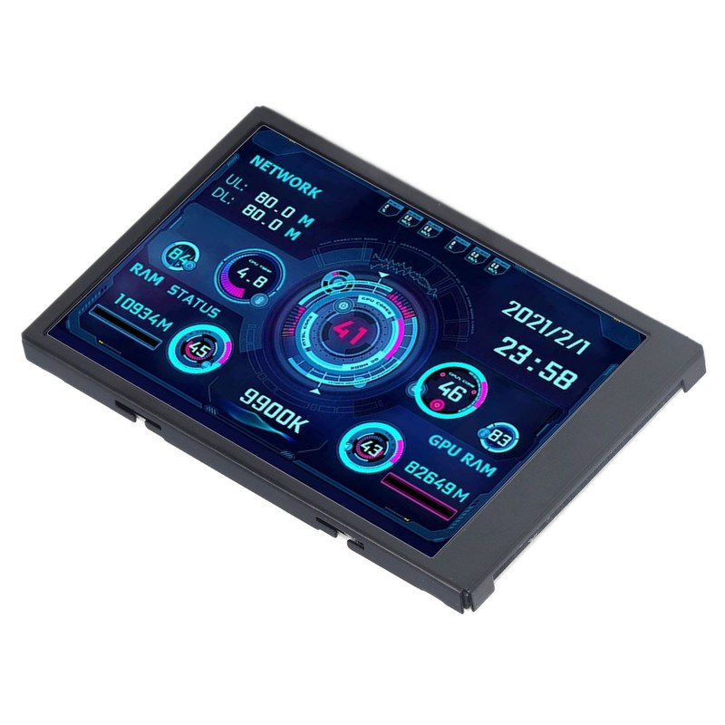 3.5in Display Screen Monitor Set 360° Rotatable IPS Full View