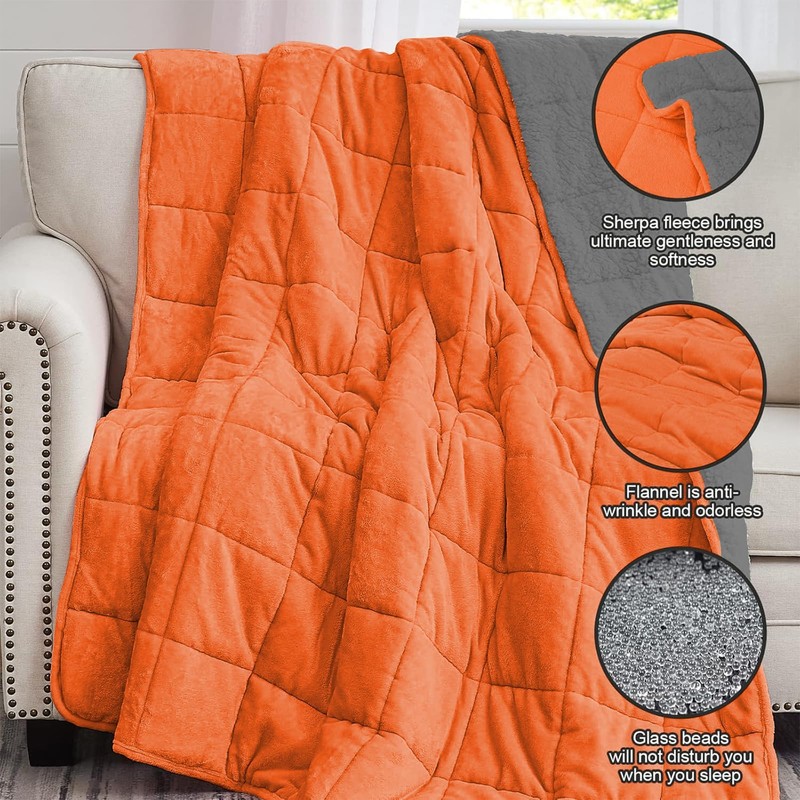 yescool Weighted Blanket for Adults (15 lbs, 60" x 80",