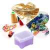 6PCS Plastic Storage Boxes Small, Small Storage Mini Boxes With