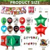 Huangzd 50 Pezzi Kit Compleanno Pixe Bambini, Palloncini Decorazioni