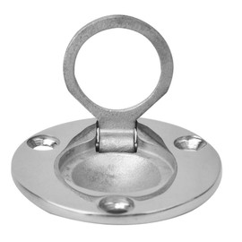 Marine Hatch Handle Round Boat Cabinet Pull Handle 50 x 41 mm Stainless Steel 316 Boat Door Hatch Drawer Lifting Handle Stainless Steel Hatch Locker