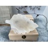 MINERALIST Collection, Selenite Leaf Bowl, Crystal Decorative Bowl, Energy Cleaning