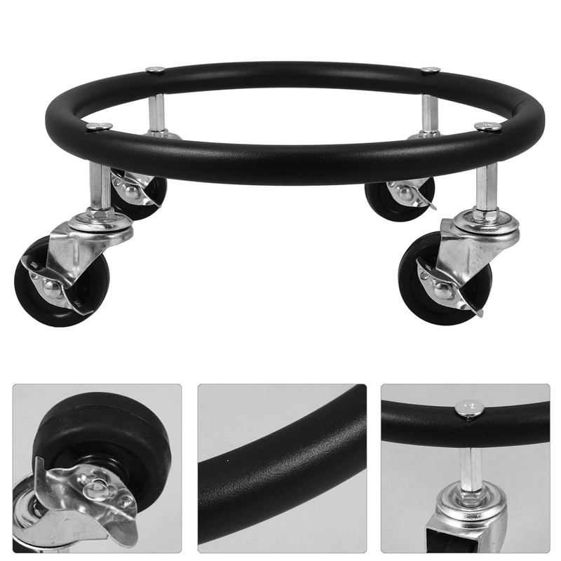 Alipis Movable Propane Cylinder Base, Propane Tank Stand Dolly with