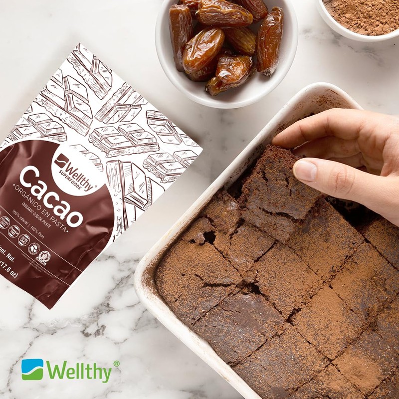 CACAO ORGÁNICO 500G WELLTHY SUPER FODDS