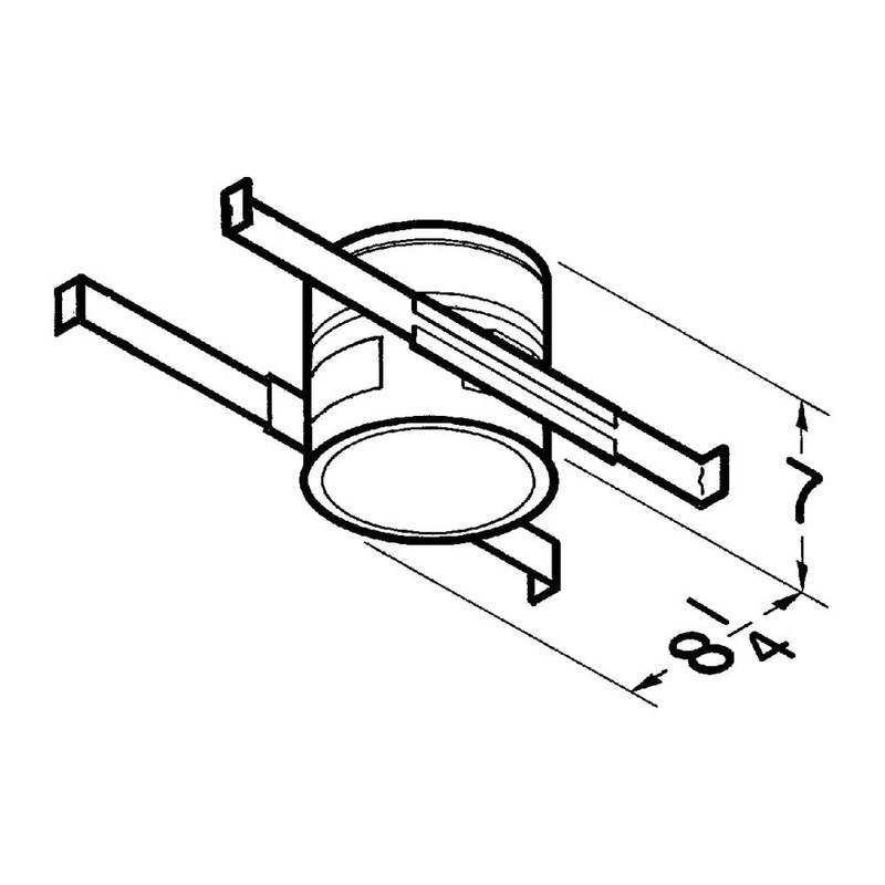 Broan-NuTone 505 Exhaust Fan, White Vertical Discharge Ceiling Ventilation Fan,