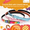 JASGOOD 3 Pack Kids Belt Fashion Glitter Belt, Cute Shiny