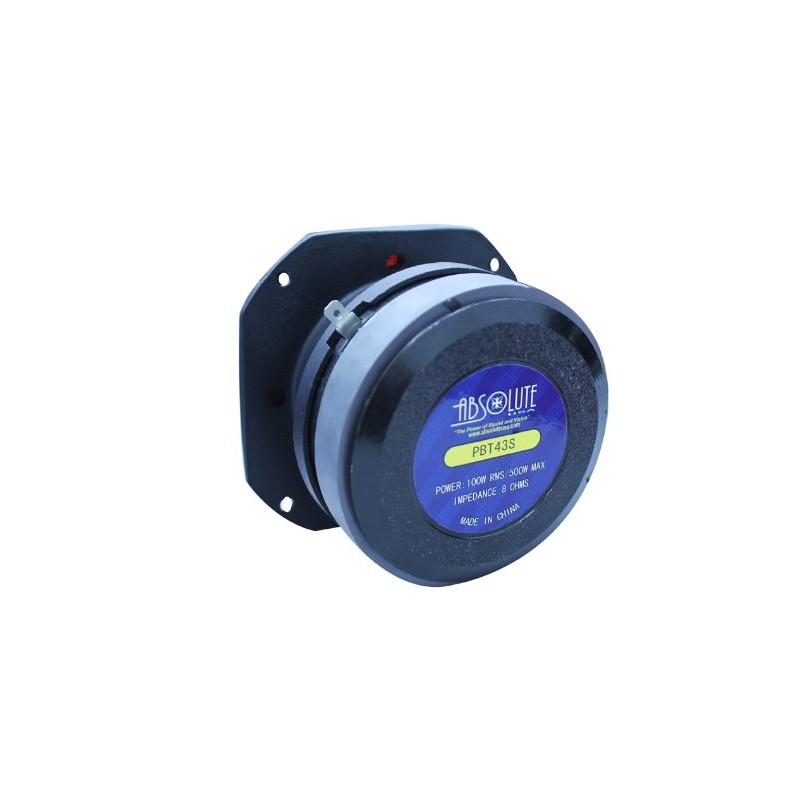 Absolute USA PBT43S 4-Inch Titanium Bullet High Compression Tweeter with