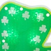 Northlight Lighted Green Shamrock St. Patrick's Day Window Silhouette -