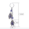 ZHSH Cute Bling Turkish Eye Keychain with 1 Pcs 10mm