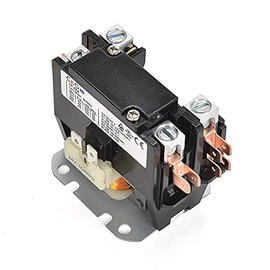 CGELE CGele 1 Pole Air Conditioner Contactor 40 Amp 24VAC Coil,Condenser Contactor Compressor Contactor AC Definite Purpose Contactor (Pack of 1 Pcs)
