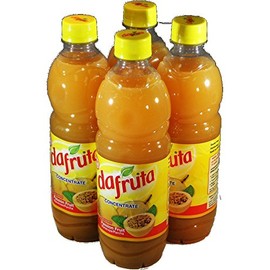 Dafruta Passion Fruit Juice Concentrate - 16.9 FL.Oz | Suco Concentrado de Maracujá Dafruta - 500ml - (PACK OF 04)