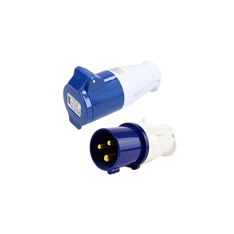 AB Tools Mains Electric Hook Up Site Plug & Socket