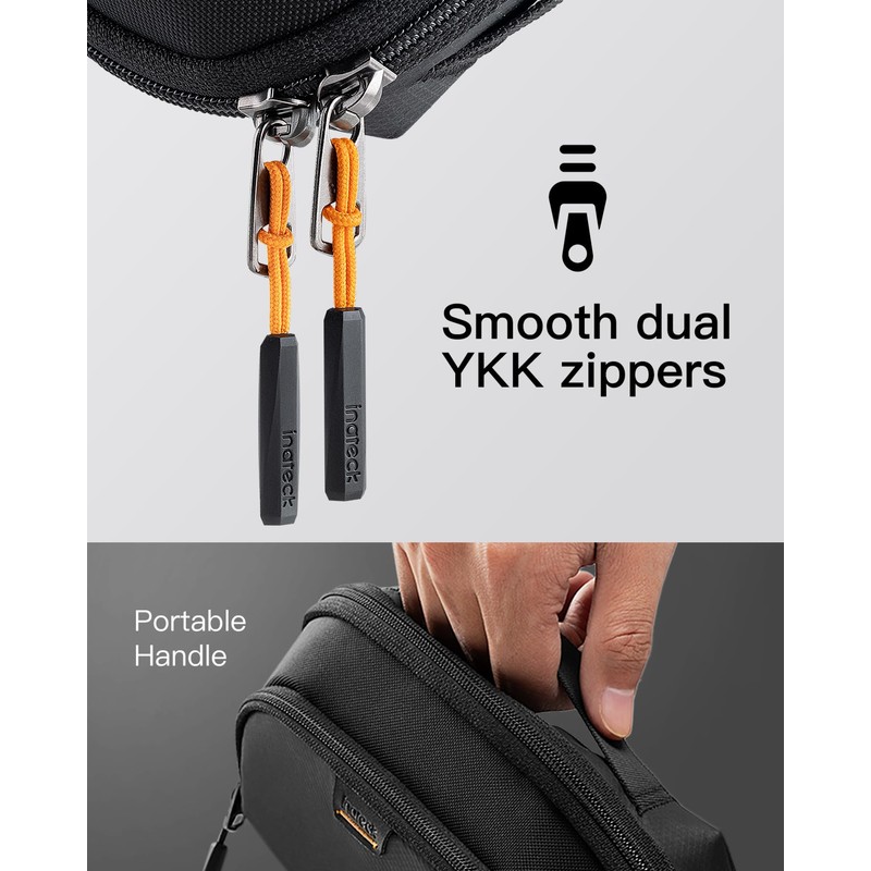Inateck Electronics Organizer, Splashproof Travel Cable Organizer, Travel Organizer Tech