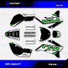 Factory EFX Black & Green Shift Racing Graphics Kit fits