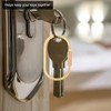 Screw Lock Clip, Brass Keyring Ring Quick Link Locking Carabiner