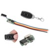 Wide Voltage 3.7‑12V Micro Wireless Remote Control Switch Module LED