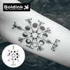 Boldink Temporary Tattoos, semi permanent tattoos, 15-day long lasting tattoo