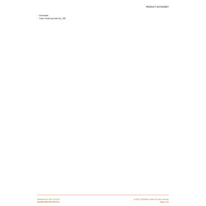 Osram G9 Halopin ECO 240v 48w