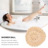 Housoutil 2pcs Oval Sisal Bath Natural Exfoliating Bath Wipes for