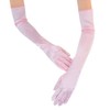 JISEN Women 20s Satin gloves Formal Bridal Banquet Party Wedding