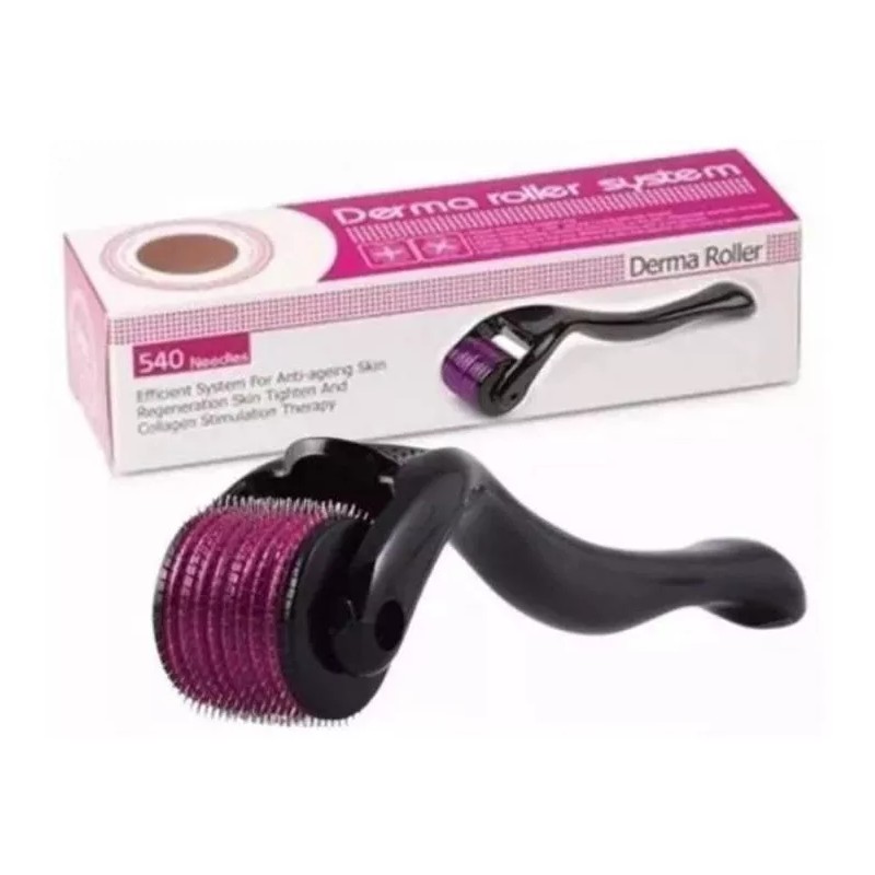 Dermarroller Rodillo Facial Barba, Regenera Colageno Paquete 5 Pzas