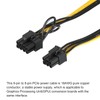 PATIKIL PCIe Cable 6 Pin Male to 8 Pin (6+2)