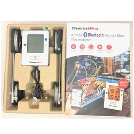 ThermoPro TP25 650ft Wireless BBQ Or Smoker Bluetooth Meat Thermometer 4 Probe