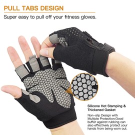 Hopedas Fitness Gloves, Training Gloves, Palm Protection for Men and Women, Sports Gloves for Weightlifting, Strength Training, Bodybuilding, Gym Workout, Strength Sports & Crossfit Training